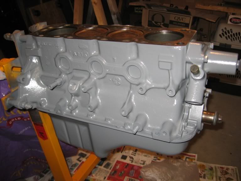 Ford grey engine paint